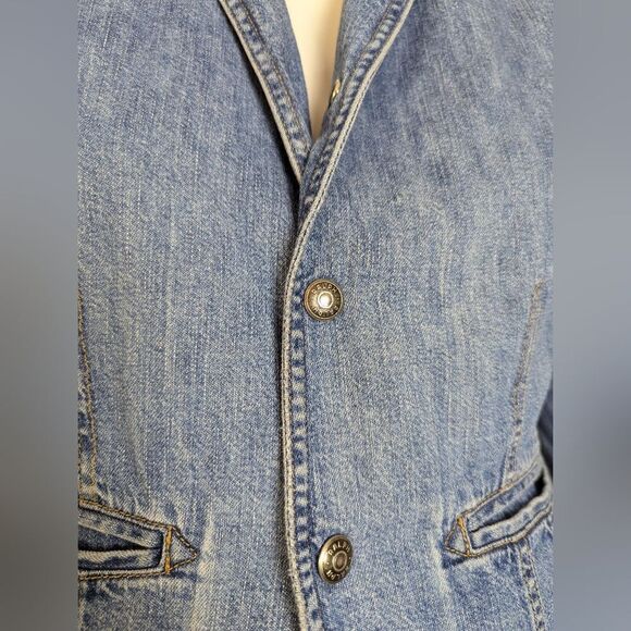 Ralph Lauren 1967 Denim Blazer Jacket Women’s Small Casual Vintage-Inspired S - Picture 6 of 11